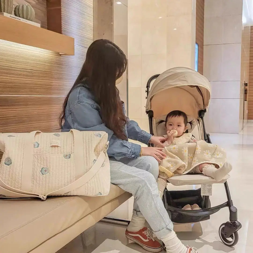 Large Padded Maternity Travel Tote Bag