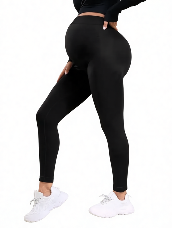 Elastic High Waist Maternity Leggings