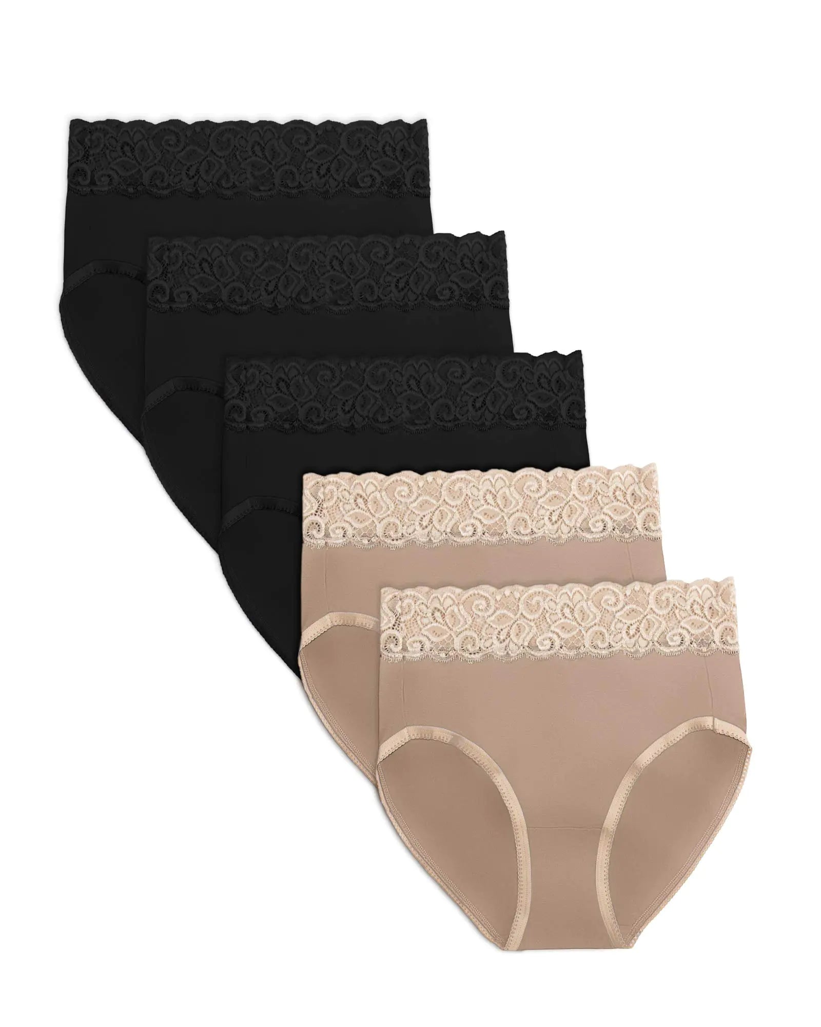 Elegant Postpartum Recovery Panties 5-Pack