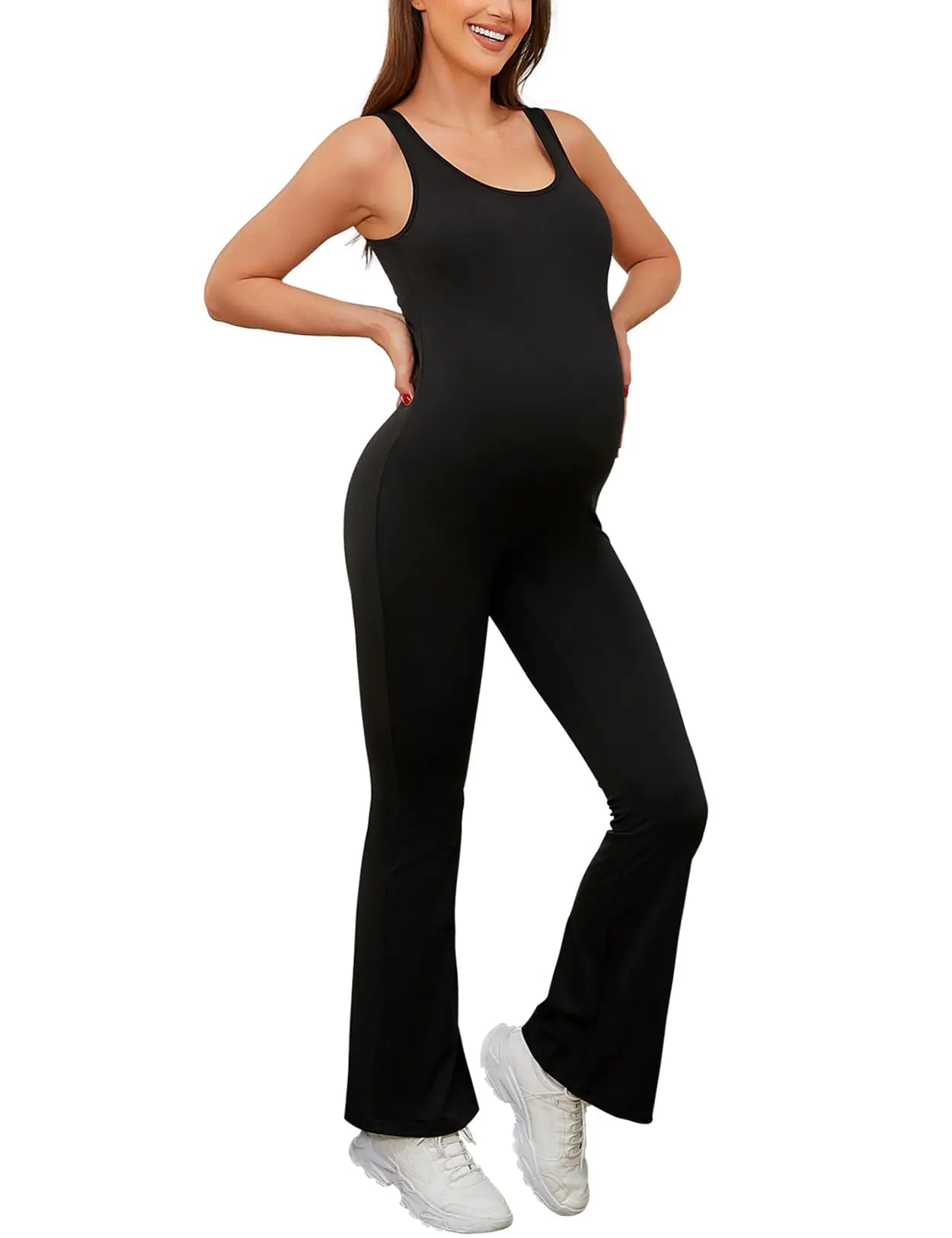 BellyFlex Full Length Maternity Romper XL