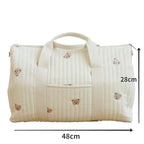 Large Padded Maternity Travel Tote Bag